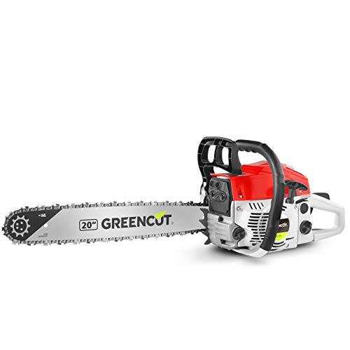 Greencut GS620X - Motosierra de gasolina, 62cc - 3,8cv, espada de 20 Greencut GS620X - Motosierra de gasolina, 62cc - 3,8cv, espada de 20