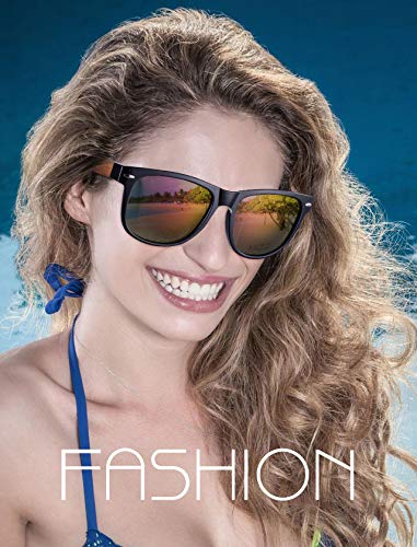 GreenTreen Gafas de Sol Polarizadas Hombre y Mujere, UV400 Protection, Gafas Ligeras con Patillas de Madera (Púrpura) GreenTreen Gafas de Sol Polarizadas Hombre y Mujere, UV400 Protection, Gafas Ligeras con Patillas de Madera (Púrpura)