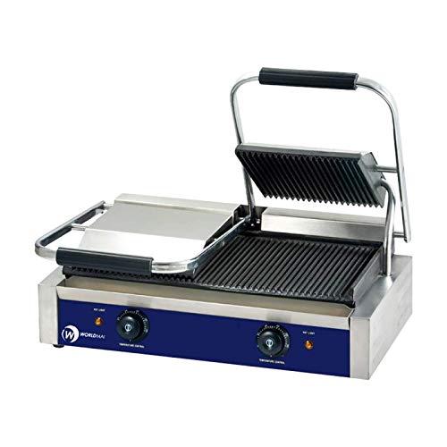 Grill industrial doble plancha ambas acanaladas para restaurantes - Maquinaria Bar Hostelería