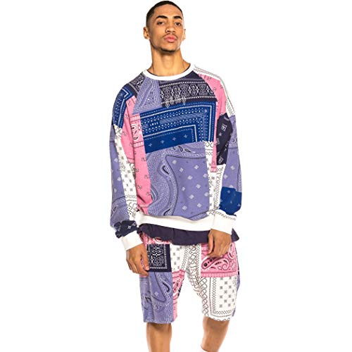 GRIMEY Sudadera Carnitas All Over Print Crewneck SS20 White-L GRIMEY Sudadera Carnitas All Over Print Crewneck SS20 White-L