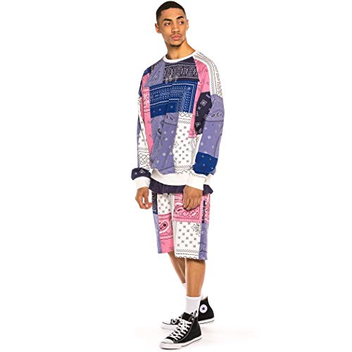 GRIMEY Sudadera Carnitas All Over Print Crewneck SS20 White-L