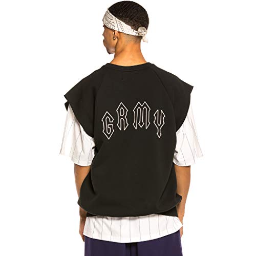 GRIMEY Sudadera Carnitas Sleeveless Crewneck SS20 Black-L GRIMEY Sudadera Carnitas Sleeveless Crewneck SS20 Black-L