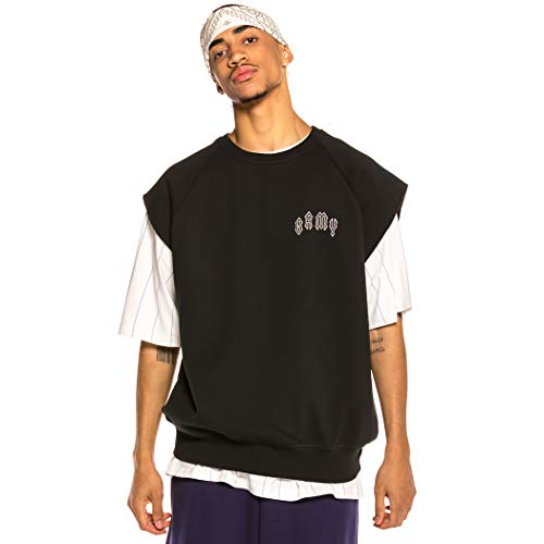 GRIMEY Sudadera Carnitas Sleeveless Crewneck SS20 Black-L