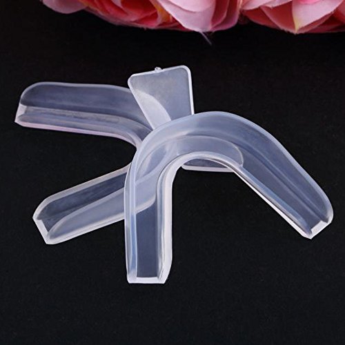 Grinigh Bandejas de boca Termoplásticas Personalizadas para Blanqueamiento dental-Goma blanqueadora moldeable-Protector bucal de dientes 1 par(1 superior y 1 inferior) con 1 estuche de retención Grinigh Bandejas de boca Termoplásticas Personalizadas para Blanqueamiento dental-Goma blanqueadora moldeable-Protector bucal de dientes 1 par(1 superior y 1 inferior) con 1 estuche de retención
