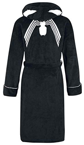 Groovy Venom Marvel Albornoz, polialgodón, Negro, Talla única para Adulto Groovy Venom Marvel Albornoz, polialgodón, Negro, Talla única para Adulto