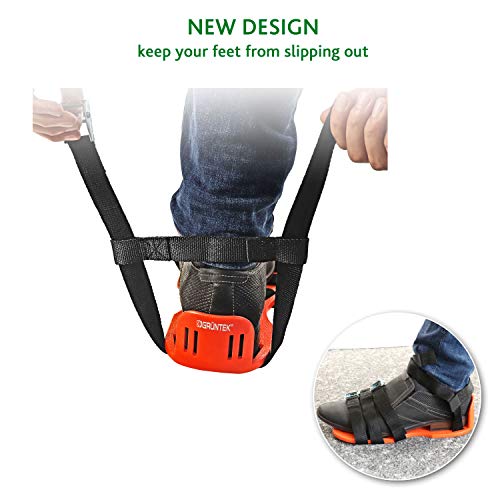 GRÜNTEK Zapatos Aerador de Cesped: sandalias con 4 correas ajustables y clavos en acero GRÜNTEK Zapatos Aerador de Cesped: sandalias con 4 correas ajustables y clavos en acero