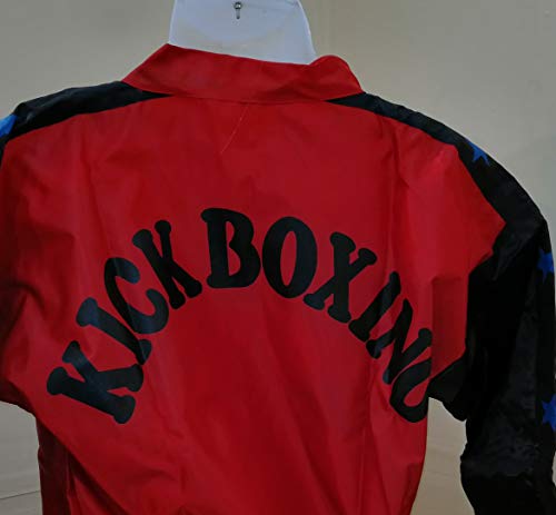 Grupo Contact Sudadera chándal de Kick Boxing Raso (roja Manga Negra) tala Unica (1,70 a 1,80 cm.) Grupo Contact Sudadera chándal de Kick Boxing Raso (roja Manga Negra) tala Unica (1,70 a 1,80 cm.)