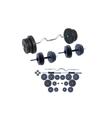 Grupo K-2 | Set de Musculación | Conjunto con Pesas, Barra y Discos 60 KG | Unisex | Entrenamiento de Fitness | Ejercicios de Gimnasio en Casa Grupo K-2 | Set de Musculación | Conjunto con Pesas, Barra y Discos 60 KG | Unisex | Entrenamiento de Fitness | Ejercicios de Gimnasio en Casa