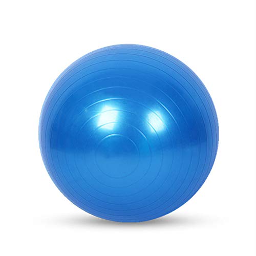 GSDJU Pelota De Ejercicio Anti-Explosión 55Cm / 65Cm / 75Cm con Bomba Fitness Yoga Ball para Embarazo Oficina Silla De Equilibrio Gimnasio (Blue)