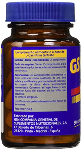 Gsn Complemento Alimenticio - 80 Comprimidos