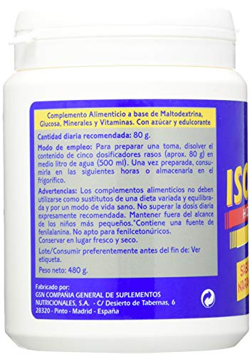 G.S.N. Gsn Iso Energy 480Gr. Naranja 480 g G.S.N. Gsn Iso Energy 480Gr. Naranja 480 g
