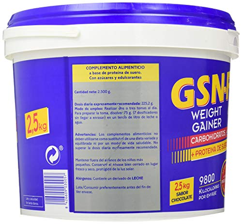 Gsn Gsn Pro 20 Chocolate 2,5 Kg Envase 2,5 Kg 2500 ml