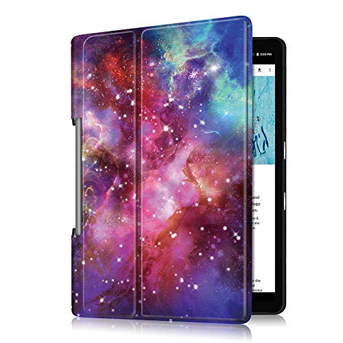 Gtagain Funda para Lenovo Yoga Smart Tab YT-X705 Yoga Tab 5 YT-X705F 10.1 Pulgada Tablet 2019 con Soporte Función PU Cuero Ligero Cáscara Protector Fundas Duras