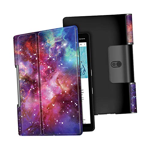 Gtagain Funda para Lenovo Yoga Smart Tab YT-X705 Yoga Tab 5 YT-X705F 10.1 Pulgada Tablet 2019 con Soporte Función PU Cuero Ligero Cáscara Protector Fundas Duras