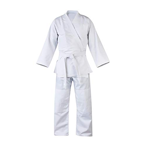 Gtagain Karate Kimono Taekwondo Dobok Traje - Unisex Adulto Niño Hombre Sudadera Suelto Conjuntos Artes Marciales Ropa Estudiante Uniform Judo Aikido Vestido con Cinturón Cuello En V Blanco Gtagain Karate Kimono Taekwondo Dobok Traje - Unisex Adulto Niño Hombre Sudadera Suelto Conjuntos Artes Marciales Ropa Estudiante Uniform Judo Aikido Vestido con Cinturón Cuello En V Blanco