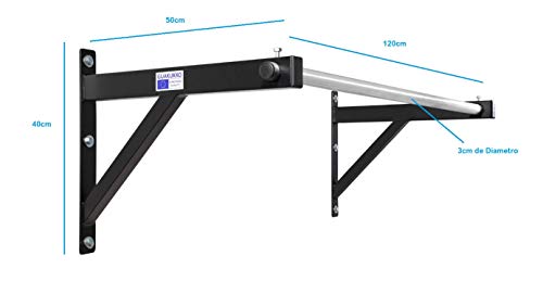 GUAKUKKO Barra de Dominadas Crossfit Pared Calistenia Push up Bar Flexiones Etrenamiento en Casa TRX Soporte de Pared Saco de Boxeo…