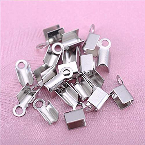 Guanici Pulsera de Cinta Extremos de Cierre Broches de Langosta Hacer Joyería Broche de Langosta Cierres de Pinza de Langosta para Bricolaje Cordón de Cuero Collares Fabricación de Joyas 5000 Piezas