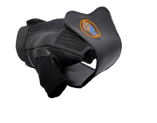 Guante Deportivo Sin Dedos Gripeeze para Entrenamiento con Pesas, Máquina de Remo, Deportes de Raqueta, Máquinas de Gimnasio y Mucho Más - Pequeño - Negro – Guante Mano Derecha Sólo