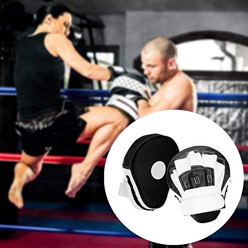 Guantes de boxeo Guantes de boxeo Focus Pad Box para MMA Target Muay Thai Pads Kickboxing Training Strike Target Hand Pads Artes marciales Escudo de perforación para hombres Mujeres Karate Muay Thai