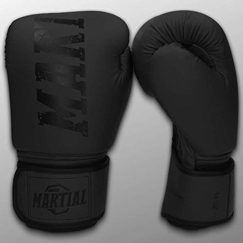 ¡Guantes de Boxeo Martial Hechos del Mejor Material para ofrecer una Larga Durabilidad! Guantes de Kickboxing para Artes Marciales, MMA, Sparring y Boxeo con óptima absorción de Impactos!