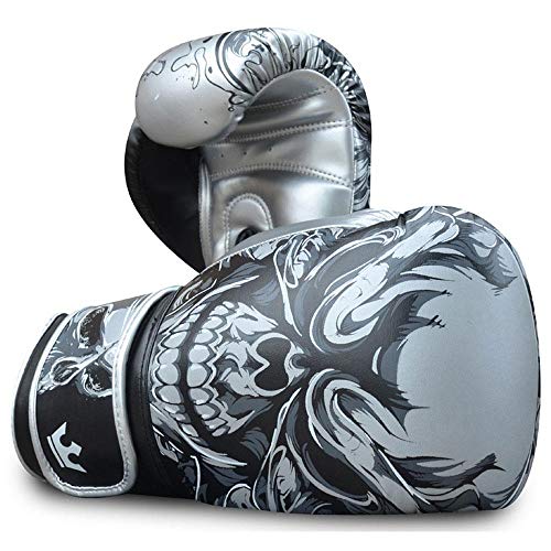 Guantes de Boxeo Muay Thai Kick Boxing Buddha Fantasy Skull Guantes de Boxeo Muay Thai Kick Boxing Buddha Fantasy Skull