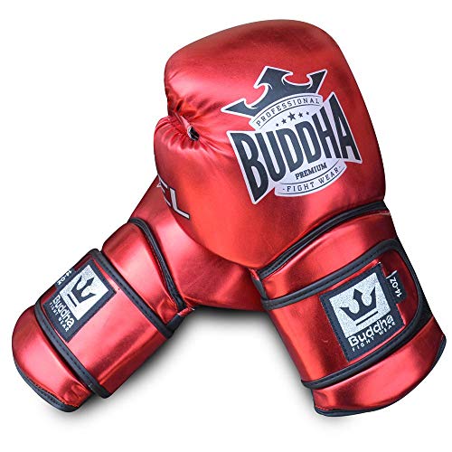 Guantes de Boxeo Muay Thai Kick Boxing Buddha Pro Gel Guantes de Boxeo Muay Thai Kick Boxing Buddha Pro Gel