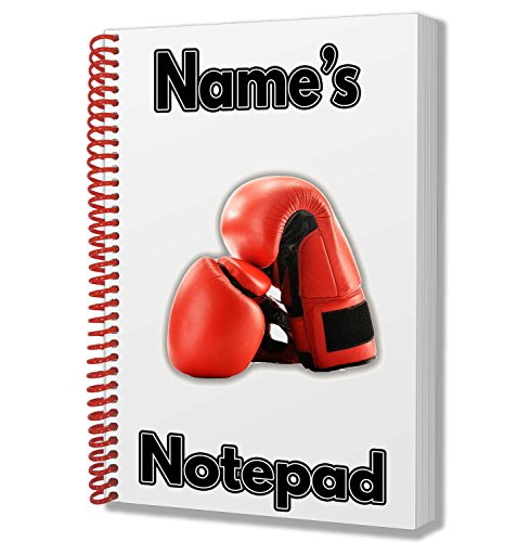 Guantes de boxeo personalizables regalo – Cuaderno A5 – Dibujos Doodles Diario Notas