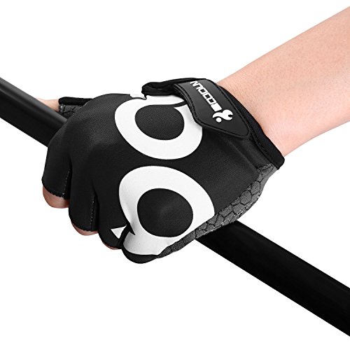 Guantes de Ciclismo Medio Dedo Unisex Guantes de Bicicleta sin Dedos con Relleno Antideslizante para MTB, Ciclismo de Carretera, Gimnasio, Crossfit y Levantamiento de Pesas M Guantes de Ciclismo Medio Dedo Unisex Guantes de Bicicleta sin Dedos con Relleno Antideslizante para MTB, Ciclismo de Carretera, Gimnasio, Crossfit y Levantamiento de Pesas M