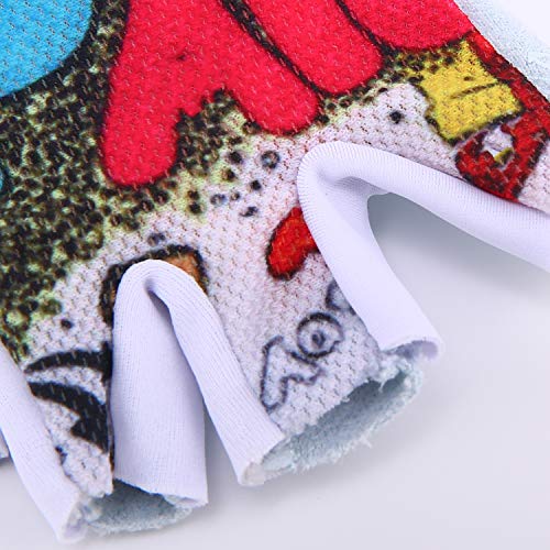 Guantes de Ciclismo para niños de Medio Dedo de 3 a 10 años, Guantes de Deporte al Aire Libre para niñas y niños, Ideales para Barras de Mono, Barras asimétricas, cumpleaños Completo, M, A2 Guantes de Ciclismo para niños de Medio Dedo de 3 a 10 años, Guantes de Deporte al Aire Libre para niñas y niños, Ideales para Barras de Mono, Barras asimétricas, cumpleaños Completo, M, A2
