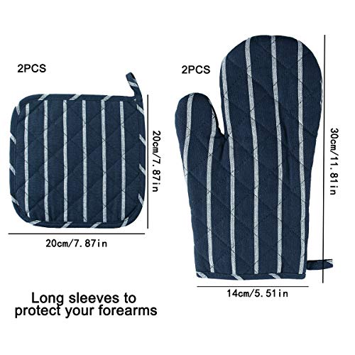 Guantes de Cocina, Guantes Antideslizante al Aire Libre Guantes de Resistente al Calor,Agarradores de Cocina Mitones del Horno un par +2 Manteles Individuales Aislados para Cocinar Barbacoa Guantes de Cocina, Guantes Antideslizante al Aire Libre Guantes de Resistente al Calor,Agarradores de Cocina Mitones del Horno un par +2 Manteles Individuales Aislados para Cocinar Barbacoa