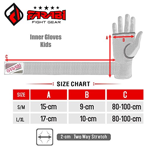 Guantes de entrenamiento Farabi sin dedos para gimnasio, fitness, boxeo, MMA, Muay Thai, con protector en los nudillos, color negro, tamaño large/extra-large Guantes de entrenamiento Farabi sin dedos para gimnasio, fitness, boxeo, MMA, Muay Thai, con protector en los nudillos, color negro, tamaño large/extra-large