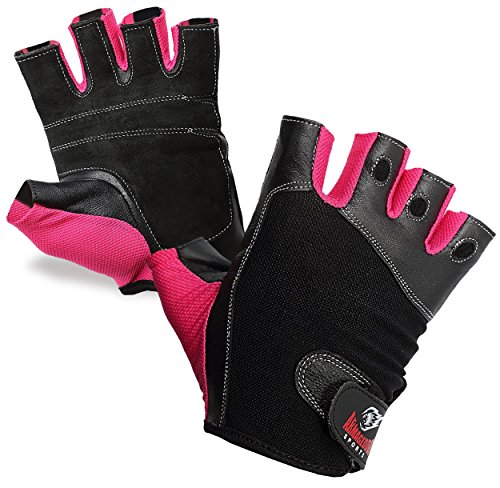 Guantes De Fitness Para Las Mujeres, Chicas Y Damas, Gimnasia De Entrenamiento De Levantamiento De Peso Y Entrenamiento Crossfit, Cuero De Primera Calidad Y Tejido Transpirable Por Armageddon Sports Guantes De Fitness Para Las Mujeres, Chicas Y Damas, Gimnasia De Entrenamiento De Levantamiento De Peso Y Entrenamiento Crossfit, Cuero De Primera Calidad Y Tejido Transpirable Por Armageddon Sports