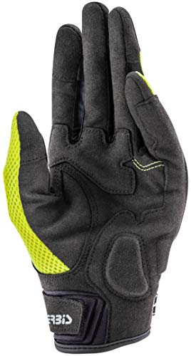 Guantes de moto de verano Acerbis Ramsey My Vented negro/amarillo CE XL