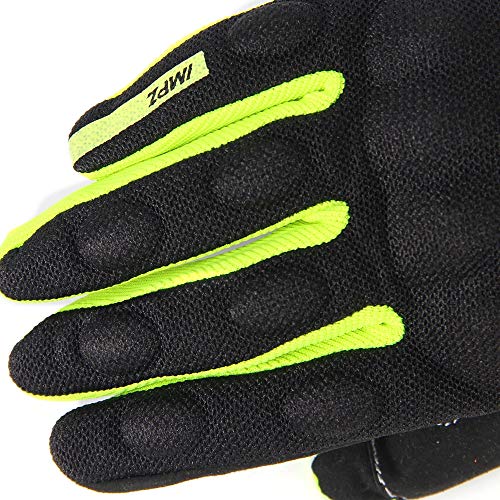 Guantes de Moto Hombre Guantes de Motocross Dedo Completo Guantes Gant Guantes de Moto Equitación Moto Verano Verde Negro Naranja -SU-10 Orange-2-XXL