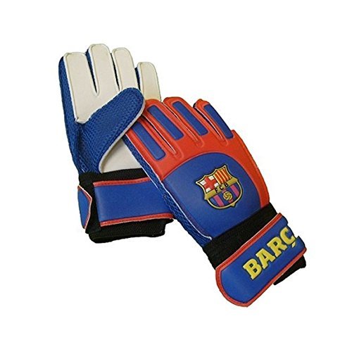 Guantes de Portero FC. Barcelona 2017-2018 - Producto Oficial Licenciado - Infantil - Talla 4 - Medida Exterior 22 x 10 cm.