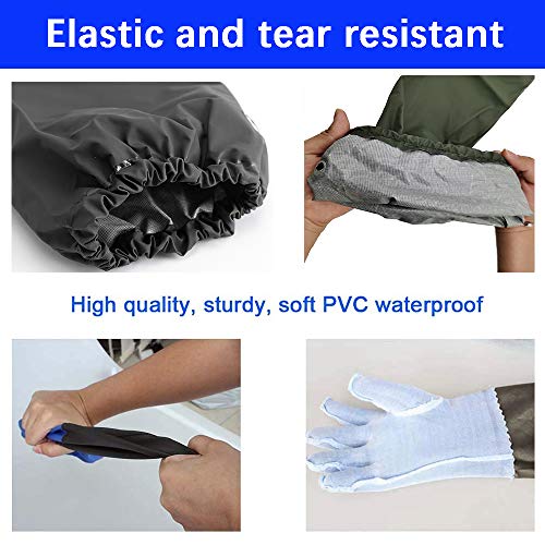 Guantes De Trabajo De Seguridad De Limpieza De Estanques Industriales Pesados Para Trabajadores De La Construcción De Goma De Manga Larga De Pvc Con Banda Elástica Resistente Al Desgaste Impermeable Guantes De Trabajo De Seguridad De Limpieza De Estanques Industriales Pesados Para Trabajadores De La Construcción De Goma De Manga Larga De Pvc Con Banda Elástica Resistente Al Desgaste Impermeable