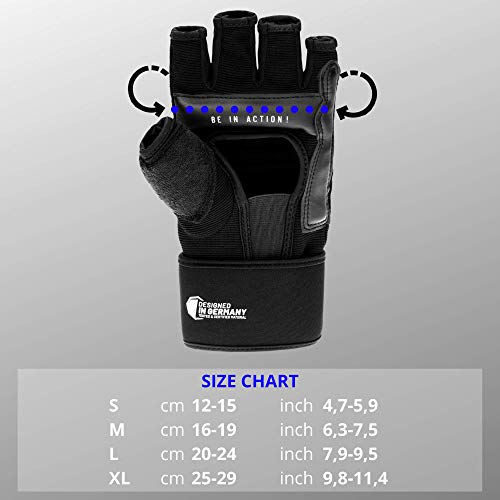 Guantes MMA Profesionales de Martial - Calidad Profesional - Fabricación según elevados estándares - Boxeo, Entrenamiento, Saco de Arena, Saco de Boxeo, Freefight, Agarre, Artes Marciales - Negro Guantes MMA Profesionales de Martial - Calidad Profesional - Fabricación según elevados estándares - Boxeo, Entrenamiento, Saco de Arena, Saco de Boxeo, Freefight, Agarre, Artes Marciales - Negro