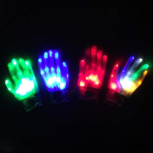 Guantes Mujer Guantes Fluorescente Led Que Brilla Intensamente Danza Performalece Puntales Moda Guantes Mujer Ropa Accesorios