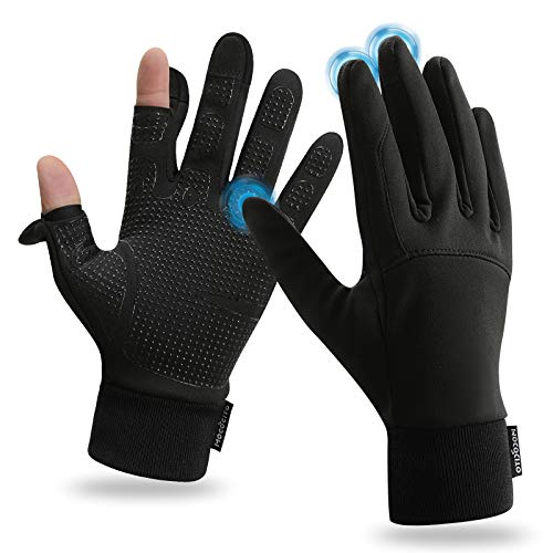 Guantes Running Pantalla Táctil, MOCOCITO Guantes Invierno Otoño y Primavera Antideslizante para Hombre y Mujer Guantes Moto y Ciclismo Senderismo,Viajes, Carrera,Ciclismo Forro de Guantes Esquí