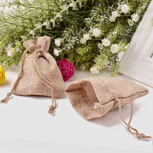 Gudotra Acerca de 100pcs Bolsa de Lino con Cordón para Joyería Regalos Arroz Boda Navidad Bolsitas de Tela Saco Gudotra Acerca de 100pcs Bolsa de Lino con Cordón para Joyería Regalos Arroz Boda Navidad Bolsitas de Tela Saco