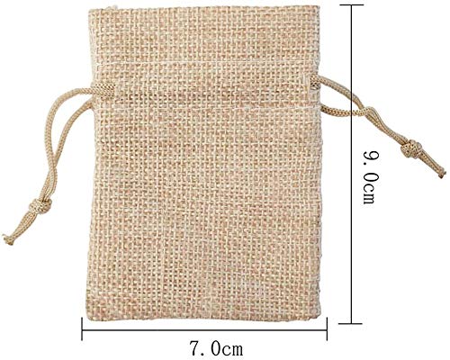 Gudotra Acerca de 100pcs Bolsa de Lino con Cordón para Joyería Regalos Arroz Boda Navidad Bolsitas de Tela Saco Gudotra Acerca de 100pcs Bolsa de Lino con Cordón para Joyería Regalos Arroz Boda Navidad Bolsitas de Tela Saco
