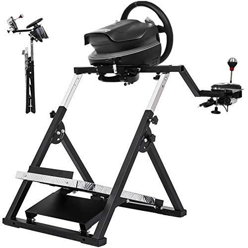 Guellin Soporte Simulador de Carreras G27 G29 Ps4 G920 T300rs 458 Volante con Soporte con Ruedas para F458 Spider (Xbox One) T80 / T100 / RGT / Ferrari GT / F430 Guellin Soporte Simulador de Carreras G27 G29 Ps4 G920 T300rs 458 Volante con Soporte con Ruedas para F458 Spider (Xbox One) T80 / T100 / RGT / Ferrari GT / F430