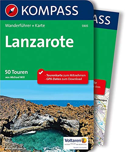 Guida escursionistica n. 5905. Lanzarote. Con carta: Wandelgids met overzichtskaart