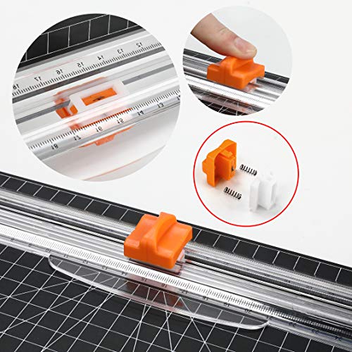 Guillotina Cortador de Papel, LETION 12 inch A4 de Titanio cortador de papeles cizalla papel con Automático de Seguridad Salvaguardar y Slide Regla Diseño para Cupón Craft etiqueta de Papel o foto Guillotina Cortador de Papel, LETION 12 inch A4 de Titanio cortador de papeles cizalla papel con Automático de Seguridad Salvaguardar y Slide Regla Diseño para Cupón Craft etiqueta de Papel o foto