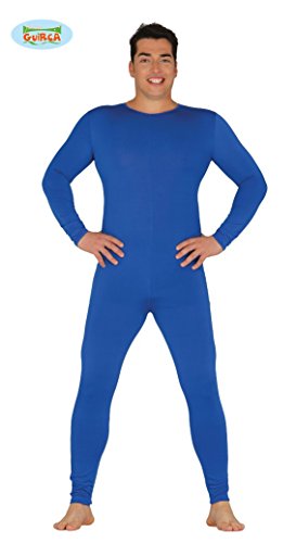Guirca- Disfraz Adulto Maillot Lycra Azul, Color (84373) Guirca- Disfraz Adulto Maillot Lycra Azul, Color (84373)