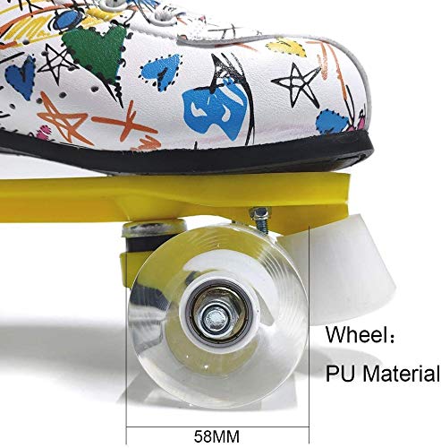 GUIYTQ5R Patines para niños Microfibra Roller Patines Doble Fila 4 Ruedas PU Patinaje Zapatos deslizantes Patines en línea Niños Regalos Rodillo Zapatillas de Deporte Entrenamiento GUIYTQ5R Patines para niños Microfibra Roller Patines Doble Fila 4 Ruedas PU Patinaje Zapatos deslizantes Patines en línea Niños Regalos Rodillo Zapatillas de Deporte Entrenamiento