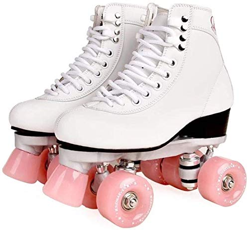 GUIYTQ5R Patines para niños Patines para Ruedas de Doble Fila Adulta Patines de Cuatro Ruedas para Hombres y Mujeres Zapatos de Patines al Aire Libre (Color : White, Size : 44EU) GUIYTQ5R Patines para niños Patines para Ruedas de Doble Fila Adulta Patines de Cuatro Ruedas para Hombres y Mujeres Zapatos de Patines al Aire Libre (Color : White, Size : 44EU)