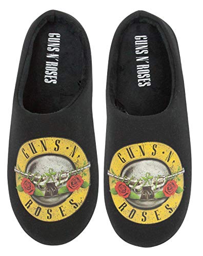 Guns N' Roses Logotipo de la Banda de Bala Hombres de Negro Zapatillas Mula