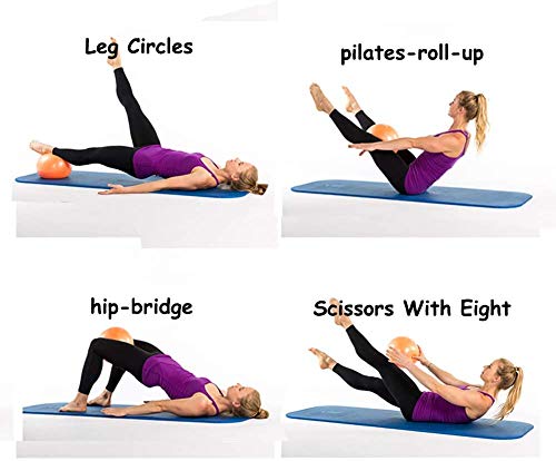 GUOH 2 Mini Pelotas de Yoga Pilates, Mate, a Prueba de Explosiones y Antideslizantes, Yoga Casero para Ejercicios, También Se Pueden Usar en la Oficina para Aliviar El Dolor en la Oficina GUOH 2 Mini Pelotas de Yoga Pilates, Mate, a Prueba de Explosiones y Antideslizantes, Yoga Casero para Ejercicios, También Se Pueden Usar en la Oficina para Aliviar El Dolor en la Oficina