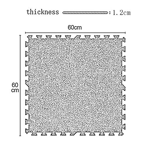 GUORRUI-Alfombrillas de Espuma para for EVA Grano De Madera Dormitorio Empalme Estudiantes Universitarios Habitación Gimnasio Rompecabezas Suave Costura Sin Costura Suelos De Gimnasio